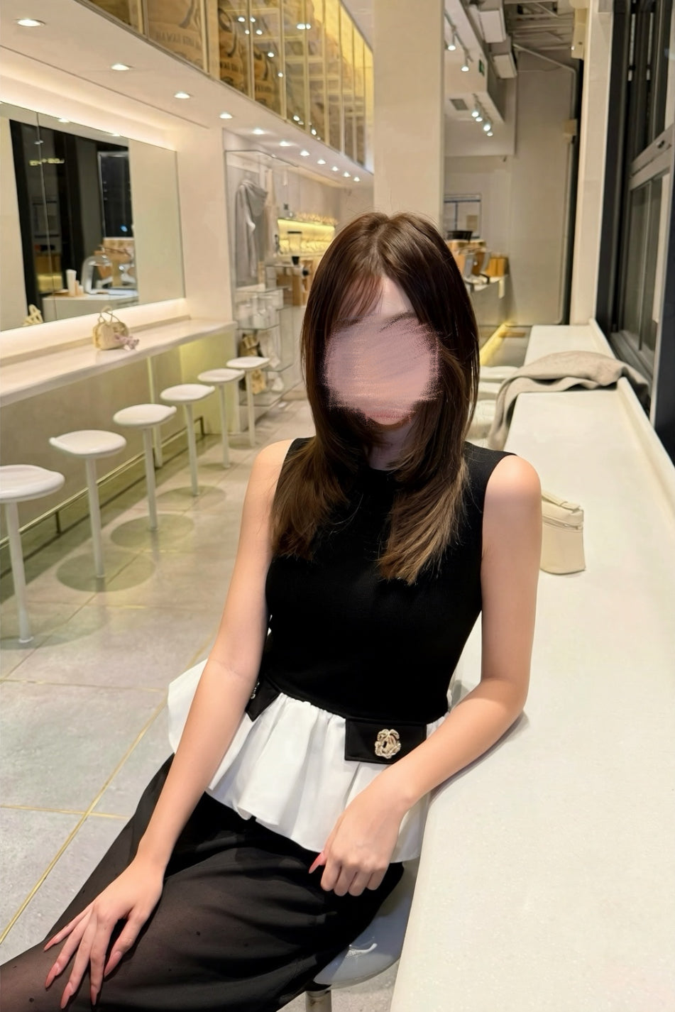 バルーンヘム ノースリトップス XLY00158