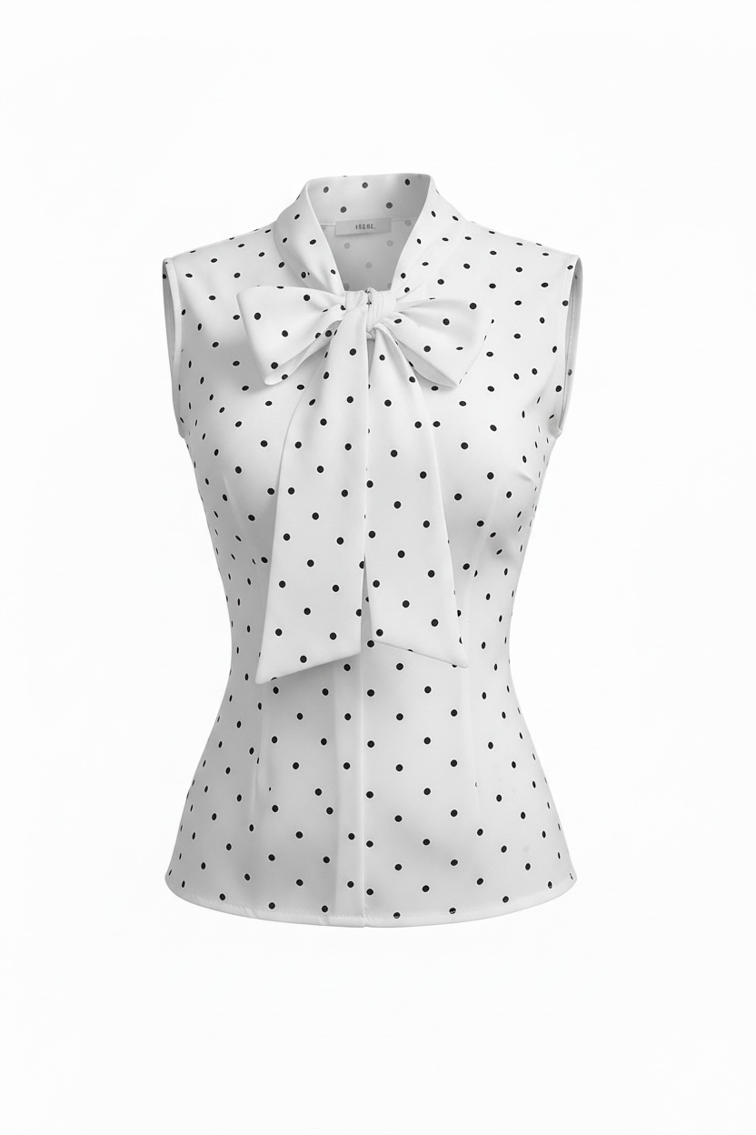 ドットボウタイ ノースリトップス XLY00161