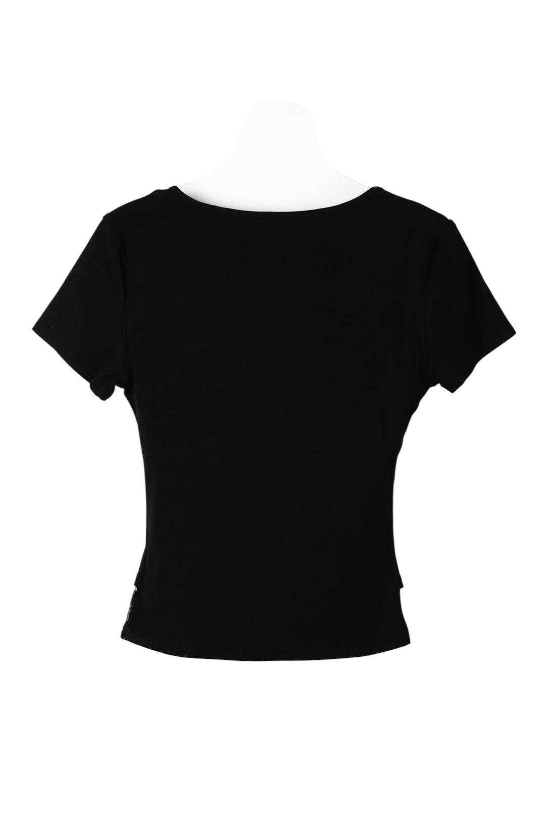 【2colors】レースレイヤード スクエアネックトップス XLY00189