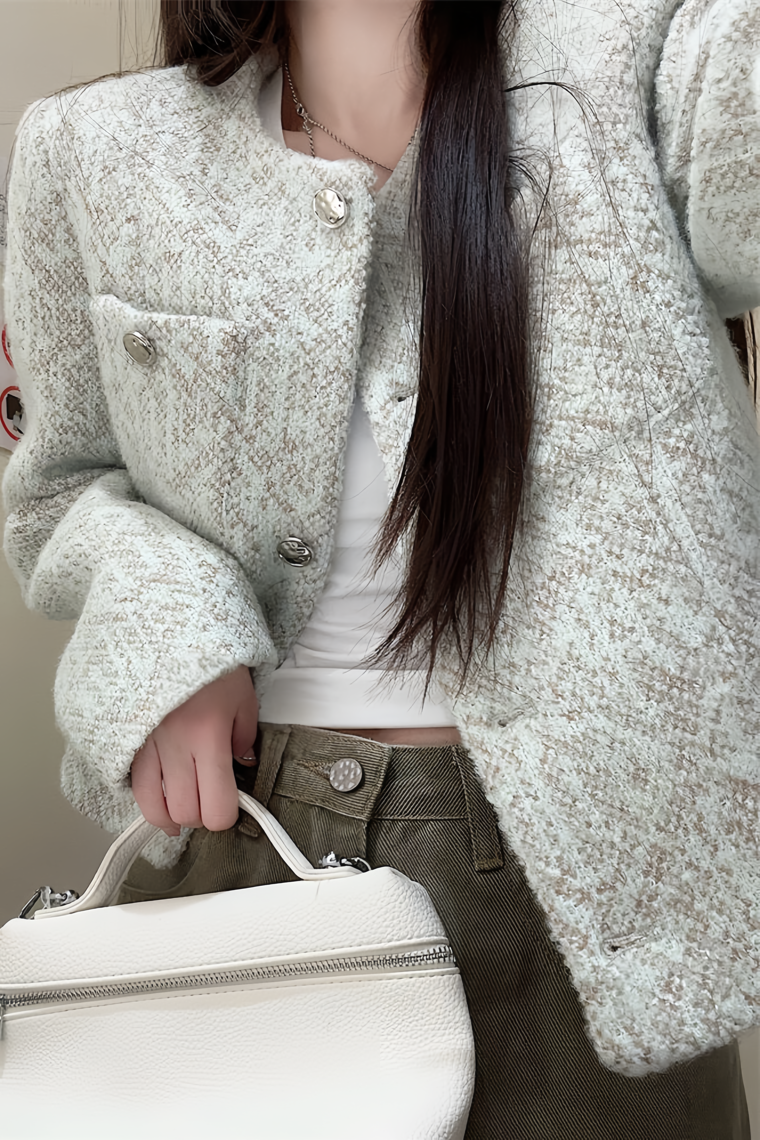 Maison Gold Tweed Jacket XLY00078