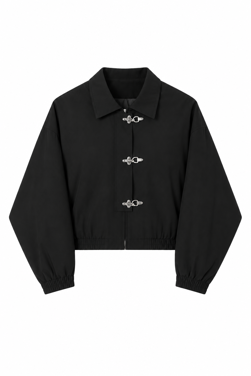 シルバーバックル クロップドジャケット XLY00262