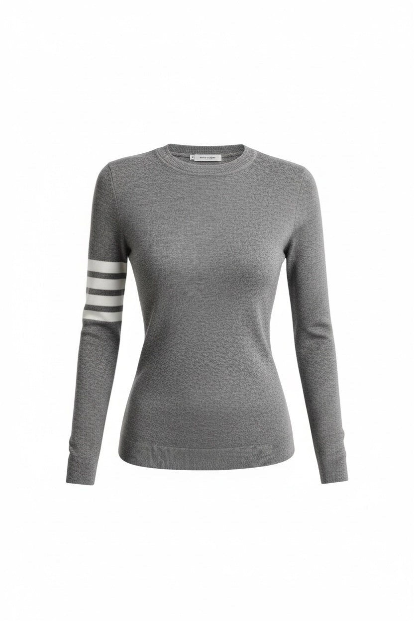 【3color】Paris Classic Rib Long Tops XLY00148