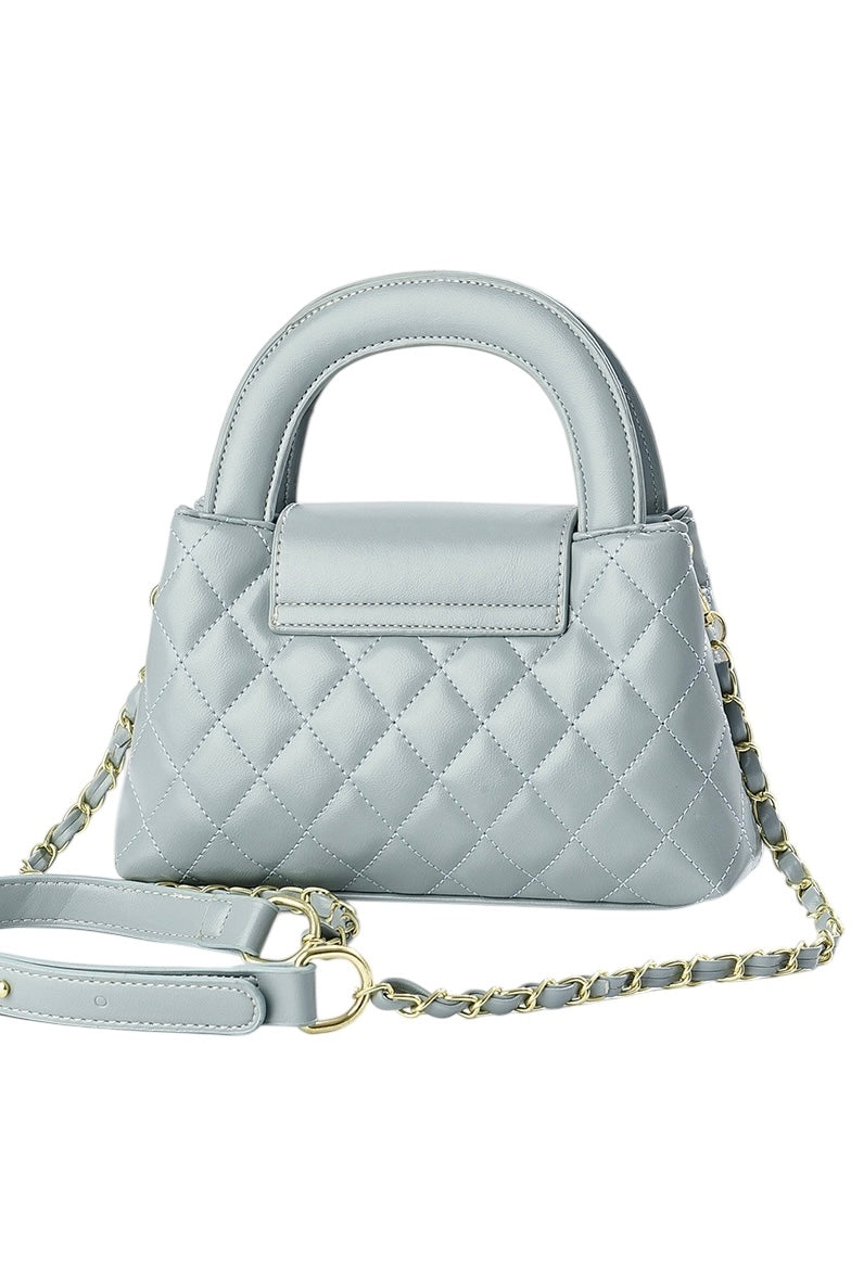【5color】Quilted Top Handle Chain Bag XLY00091