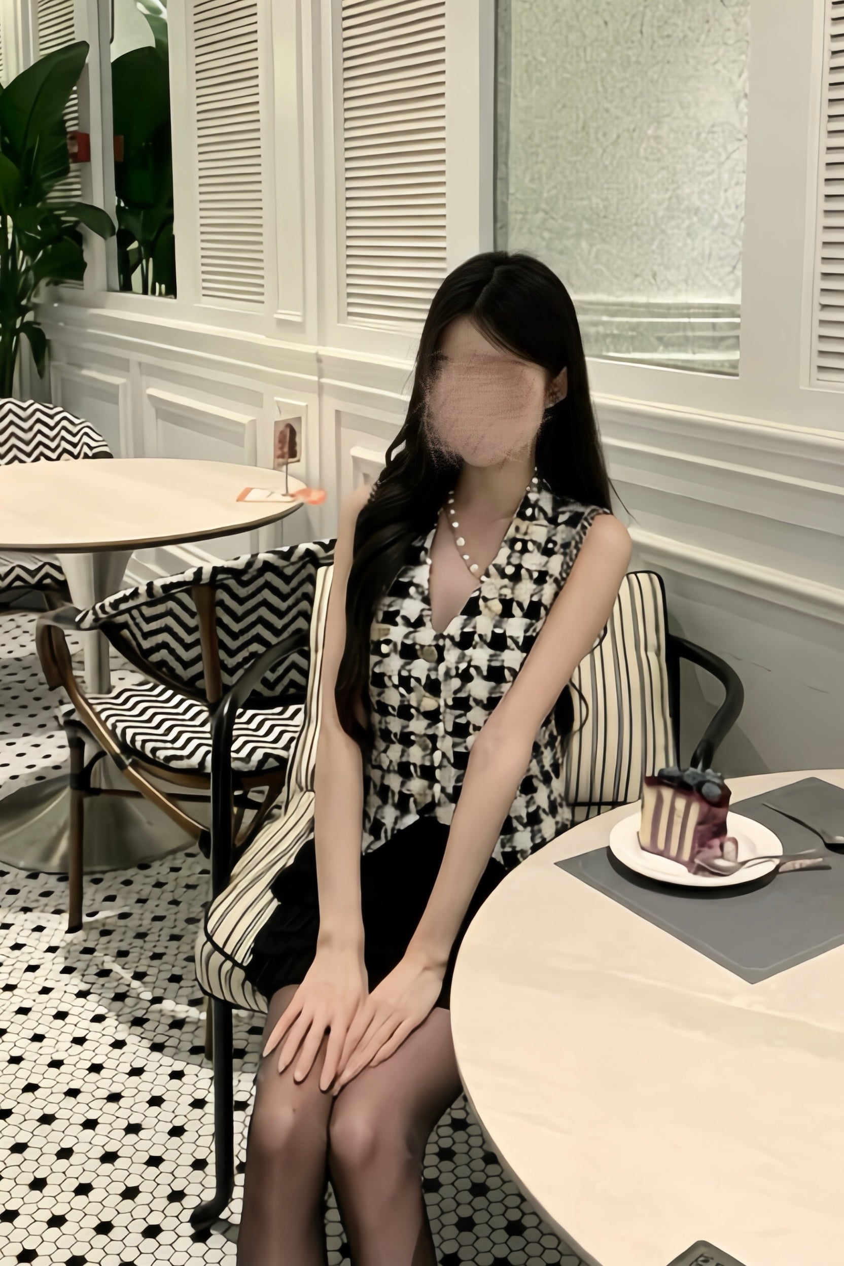 French Tweed Halter Tops XLY00138