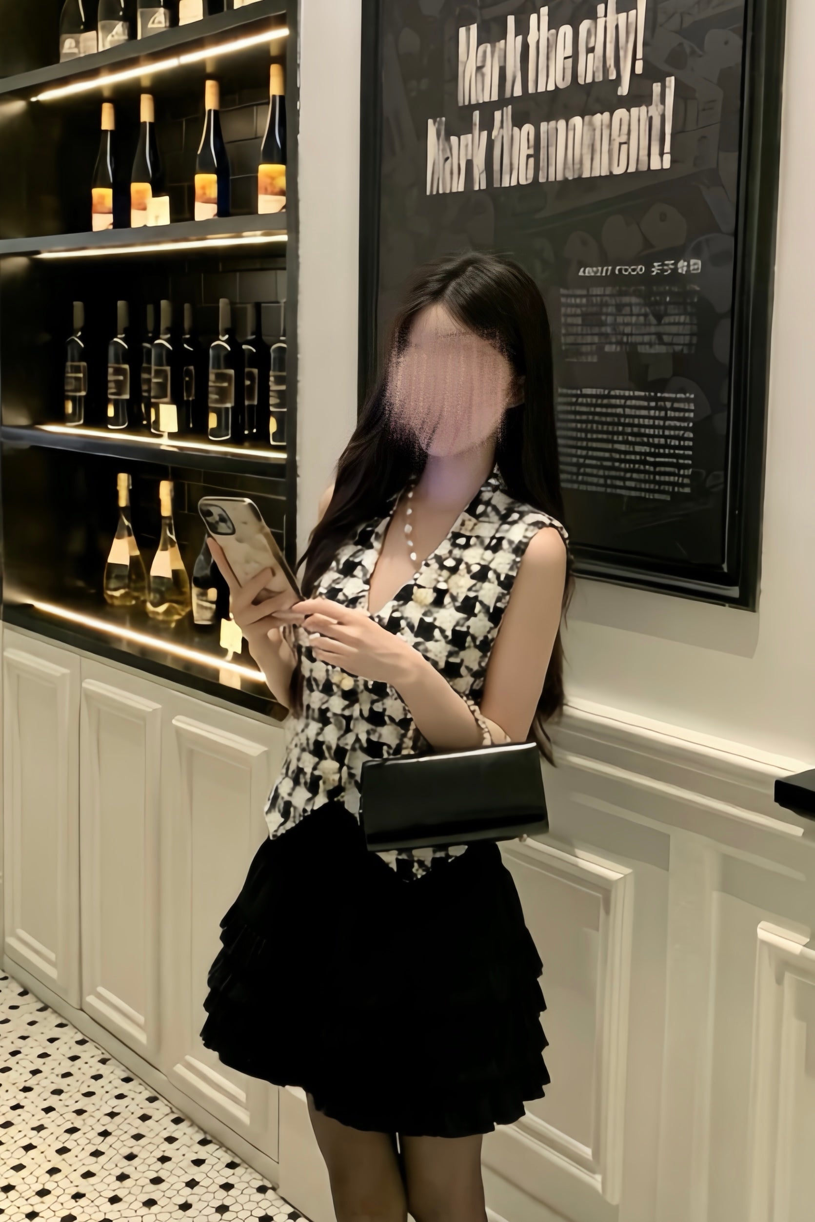 French Tweed Halter Tops XLY00138