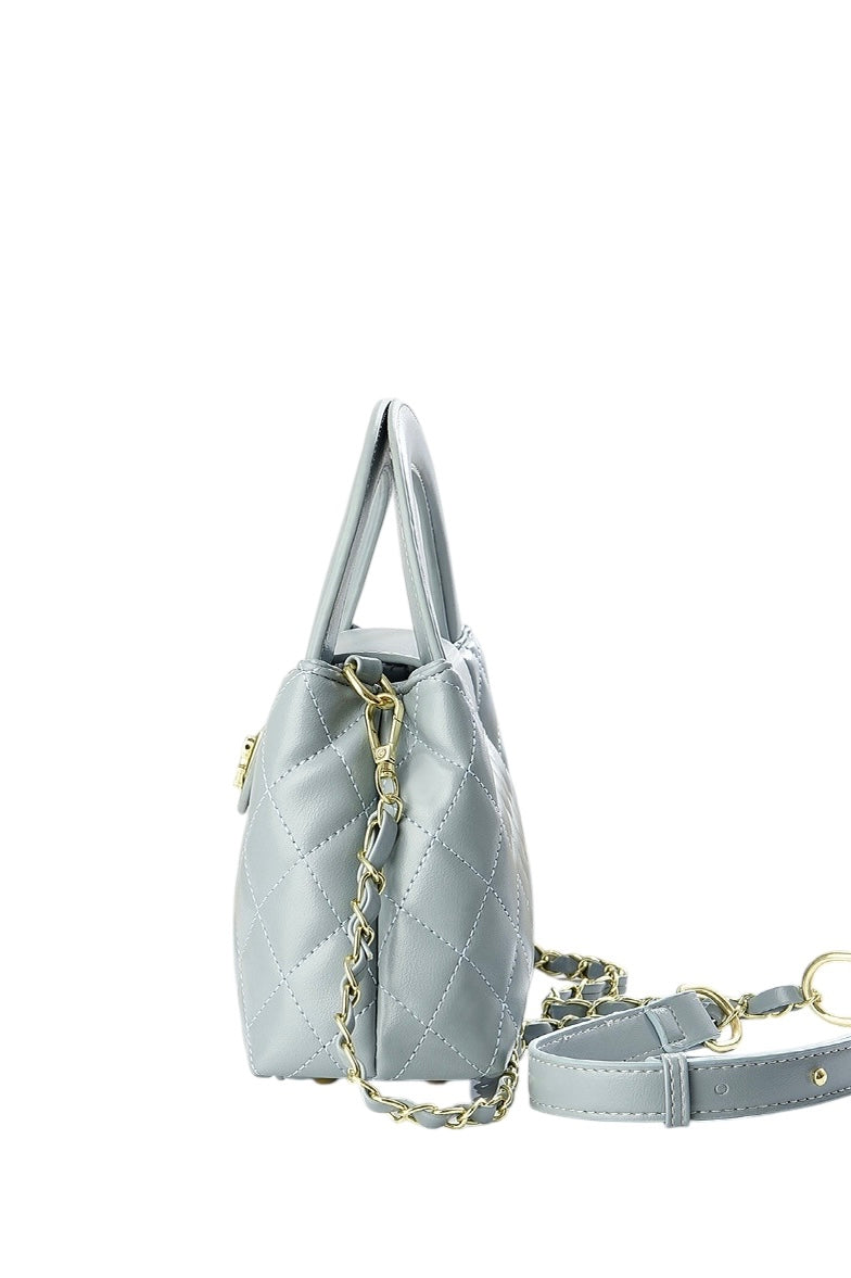 【5color】Quilted Top Handle Chain Bag XLY00091
