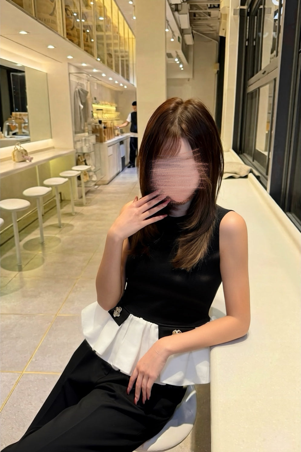 バルーンヘム ノースリトップス XLY00158