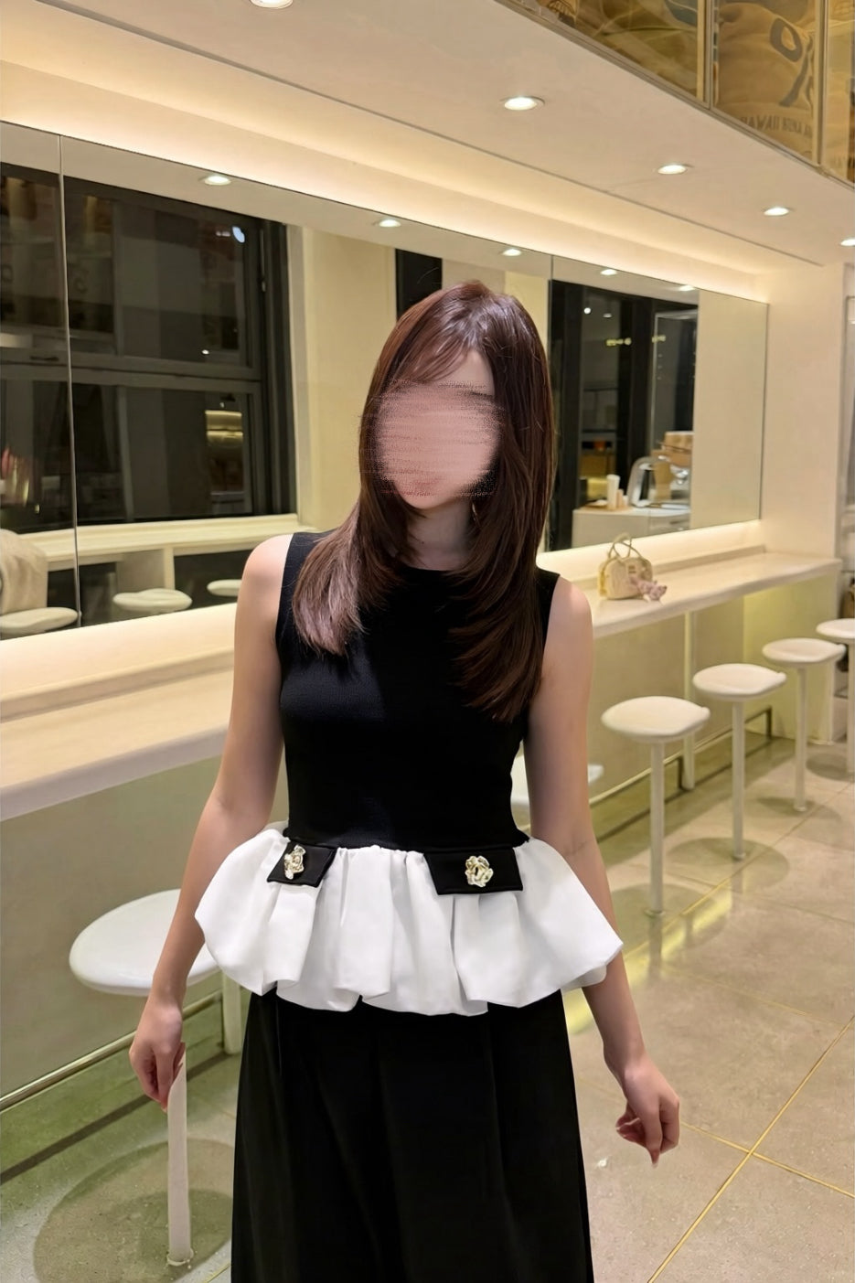 バルーンヘム ノースリトップス XLY00158