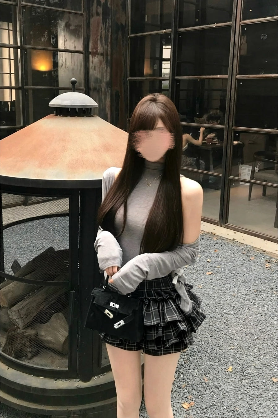 【2colors】チェック ティアードフリルキュロット XLY00169