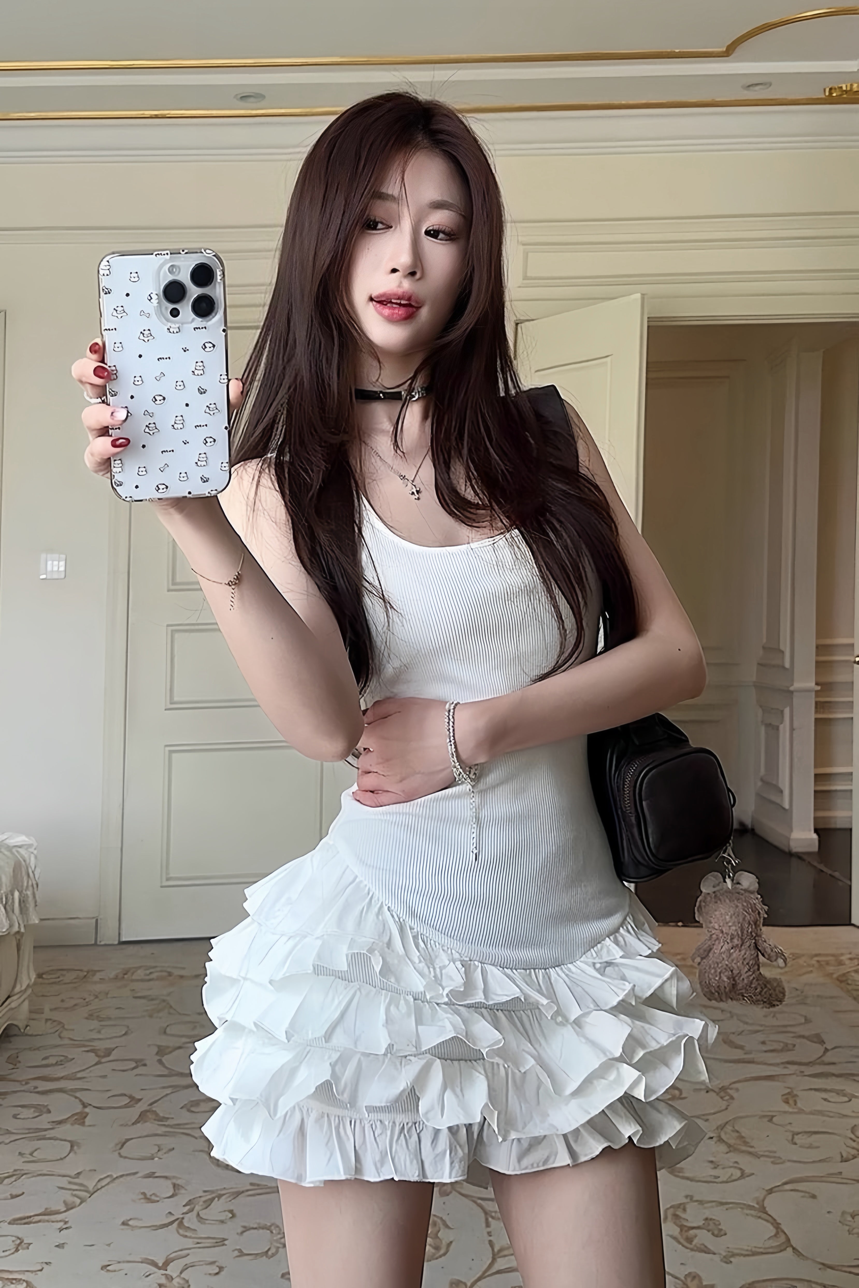 Urban Muse Ruffle Mini Dress XLY00007
