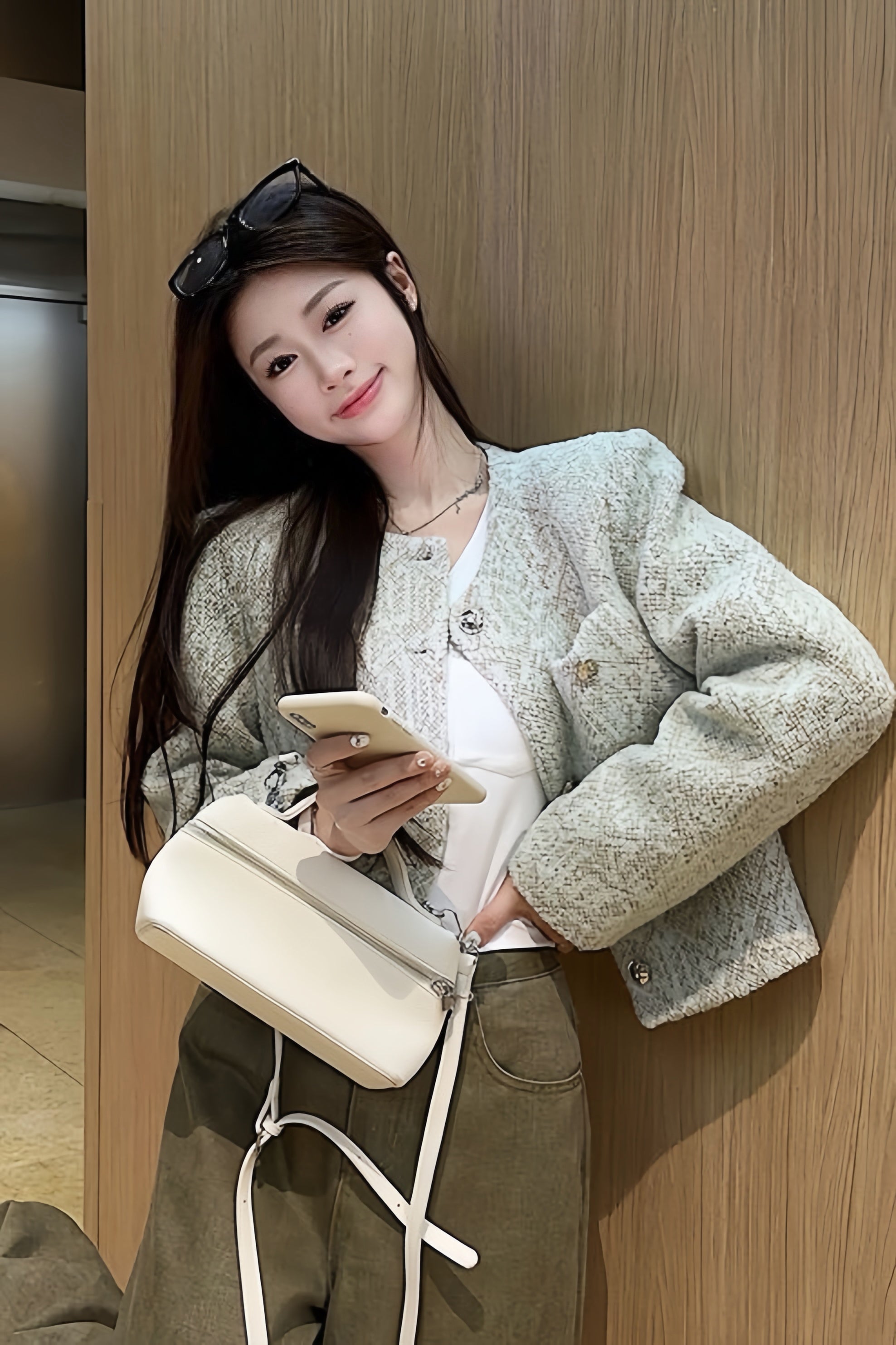 Maison Gold Tweed Jacket XLY00078