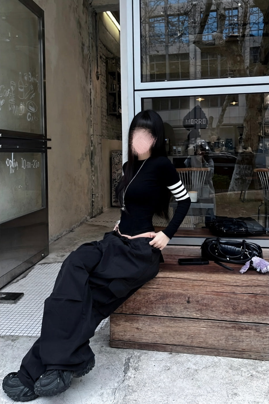 【3color】Paris Classic Rib Long Tops XLY00148