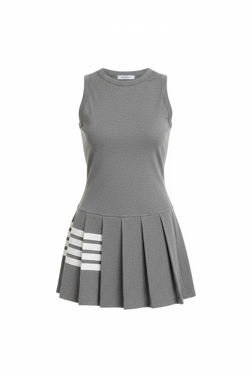 Paris ClassicPleated Dress XLY00152