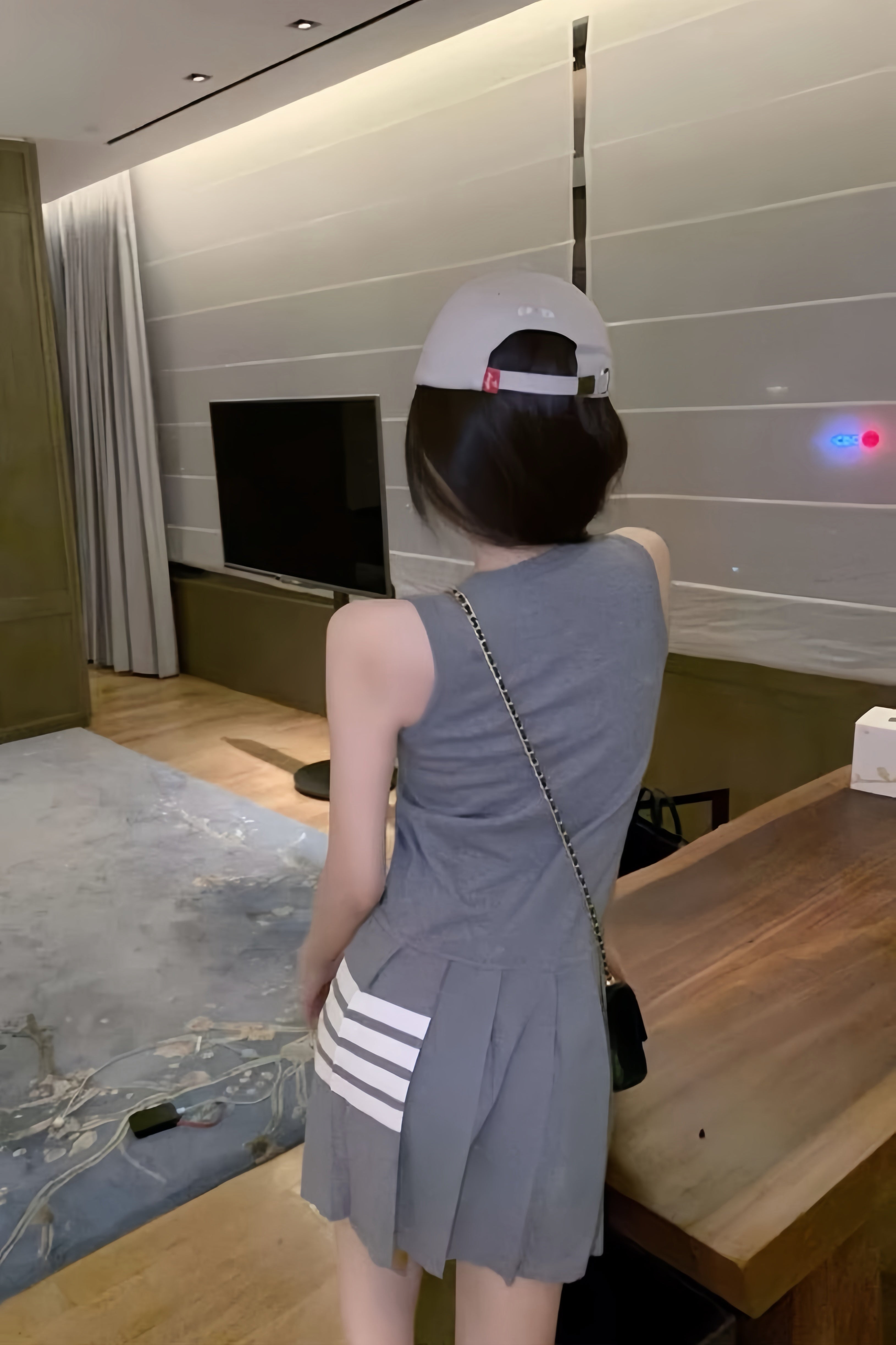 Paris ClassicPleated Dress XLY00152