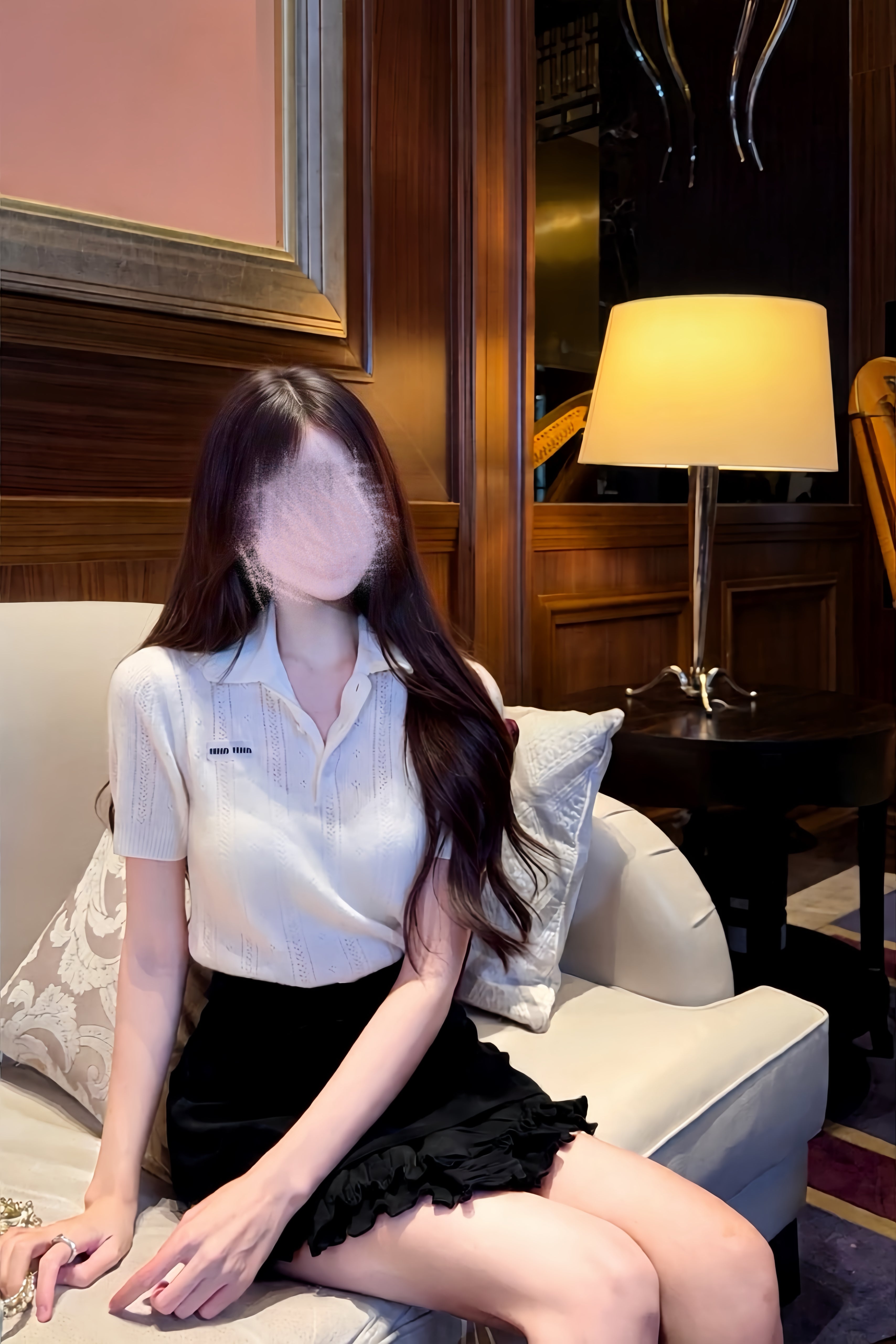 【2color】Flare Overlay Frill Culotte Skirt XLY00153