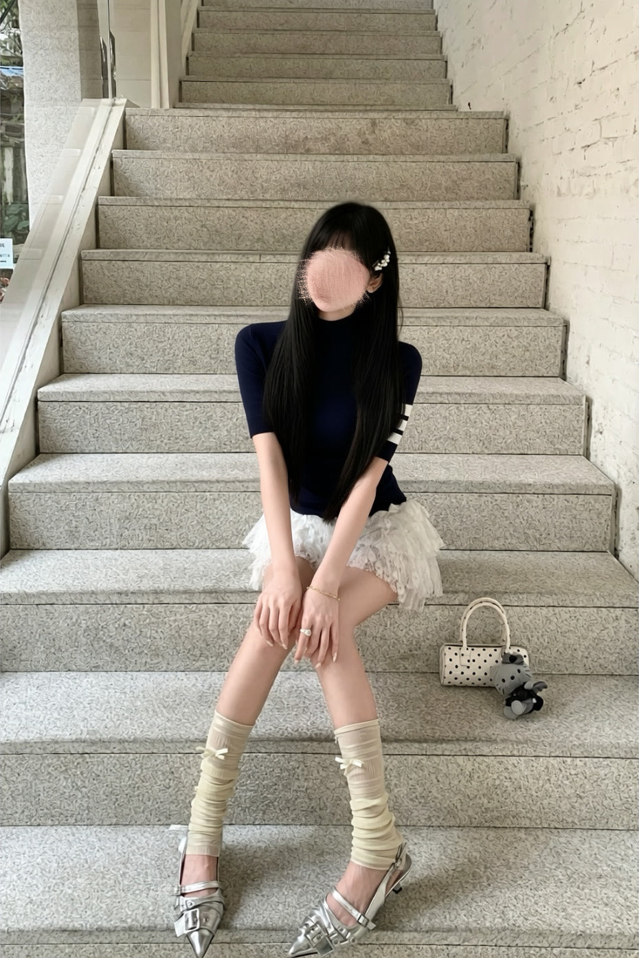 【2color】Paris Classic Rib Short Tops XLY00149